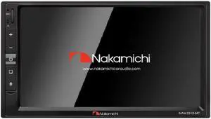 Nakamichi NAM3510-M7 2-DIN Mechless Bluetooth Multimedia 7" Touchscreen Receiver