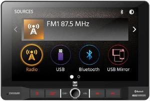 Dual DM90MIR 1-DIN Digital Multimedia Receiver w/ 9" Touchscreen & USB Mirroring