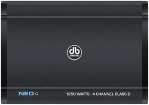 DB Drive NEO4 1250W Max 4 Channel Class D Stereo Car Audio Amplifier