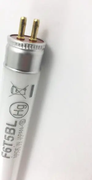USHIO F6T5BL 6.0W UV Blacklight Fluorescent Lamp