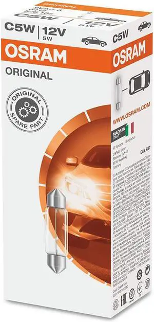 10-PK OSRAM 6418 C5W 36mm 12V 5W Festoon Automotive Bulb