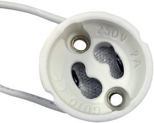 GU10 ceramic socket for light bulbs with GU10 Twist & Lock base