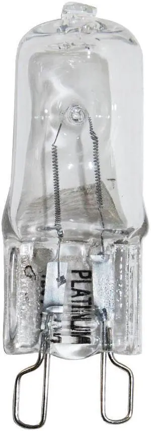 Platinum 60W 120V G9 Bi-Pin Base Clear Halogen Bulb