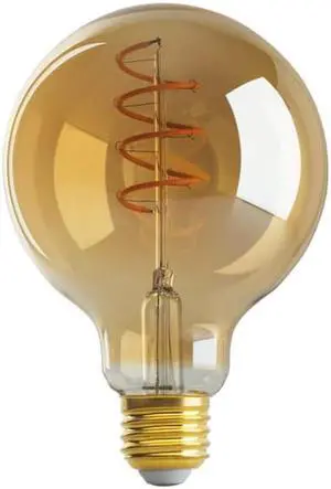 Satco 4w G30 E26 LED 120v 2200K 260 lumens Vintage style filament lamps
