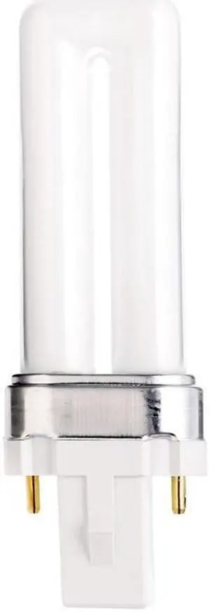 Satco S8300 5 Watt T4 Single Twin 2700K Compact Fluorescent Light Bulb