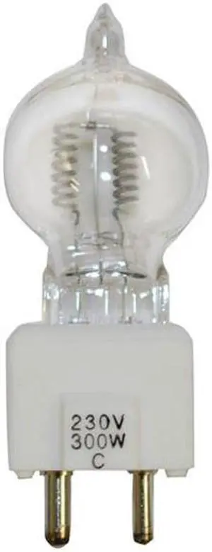 Ushio 1000912 - JCD230V-300WC Bi Pin Base Single Ended Halogen Light Bulb