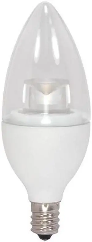 Satco 25W Equivalent Soft White B11 Candelabra LED Decorative Light Bulb S8950