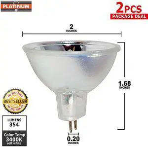 PLATINUM EJA 150w 21v MR16 light bulb x 2 pcs