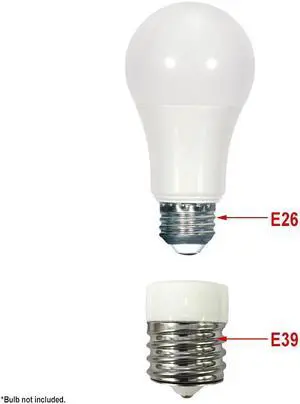 Satco E39 Mogul Base to E26 Medium Base Socket - 660W-250V