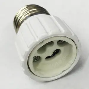Satco 90-2433 E26 Medium Base to GU10 Socket Adapter / Reducer