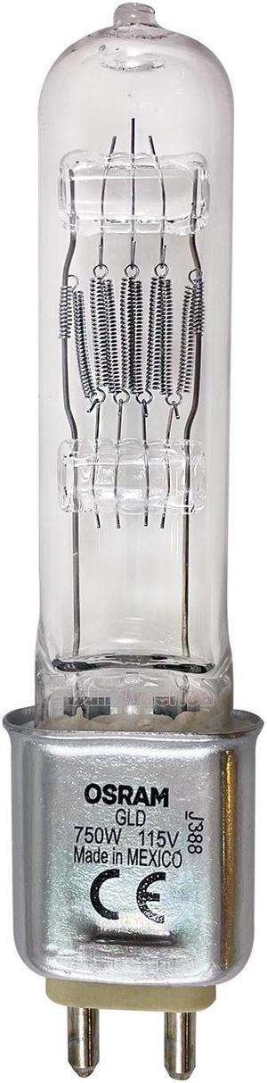 GLD 750w 115v G9.5 Halogen Bulb - Stage Studio Replacement Lamp