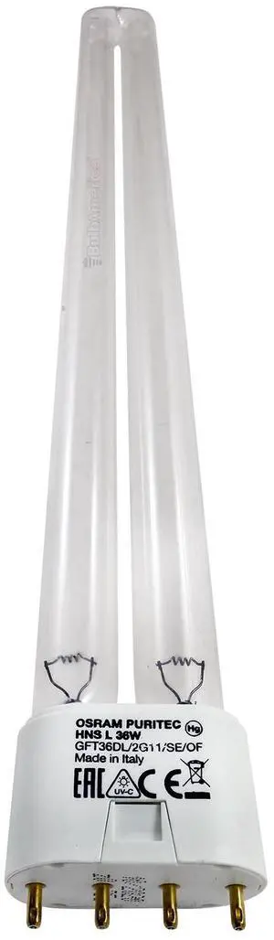OSRAM 23392 GFT36DL/2G11/SE/OF Puritec HNS L 36W 2G11 base Germicidal UV Light Bulb