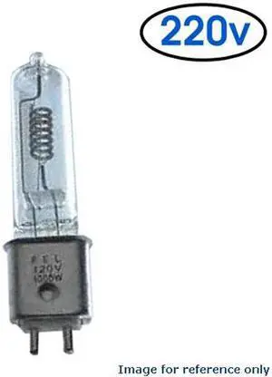 Ushio 1001814 - JCV220V-500WBM Bi Pin Base Single Ended Halogen Light Bulb