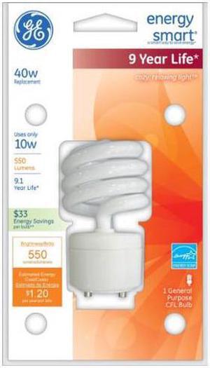 GE 10W CFL GU24 Plug-In base Soft White Compact Fluorescent bulb