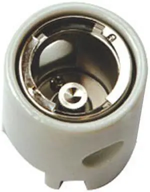 USHIO P28s 250V 10A Medium Prefocus Porcelain Socket No Leads