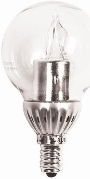 Ushio LED 3 Watt 120V 2700K G16.5 E12 Base Utopia Globe Light Bulb