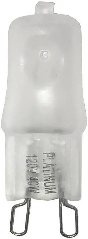 Platinum 40W 120V G9 Bi-Pin Base Frost Halogen Bulb