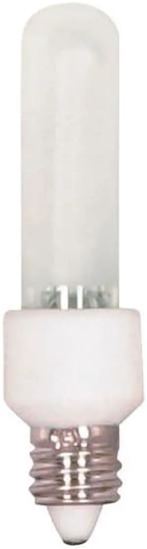 Satco S4489 20W 120V E11 Mini Candelabra base Frost halogen light bulb