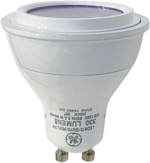 GE 5.5w LED MR16 GU10 3000K Dimmable Light Bulb - 50w equiv.