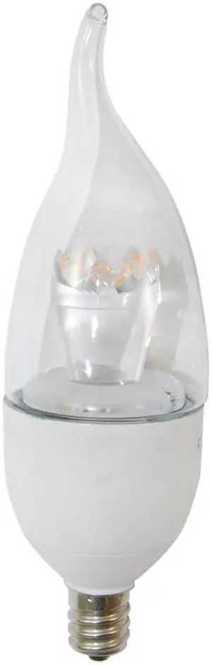 High Quality 6w Candelabra LED CA11 Soft White 450LM Light Bulb