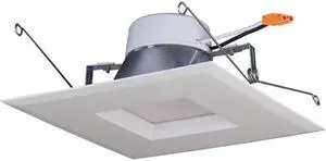 15W 5-6in. Square Trim Recessed LED 120V 5000K Natural Light Downlight Retrofit