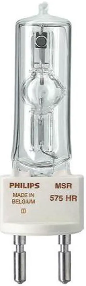 Philips MSR 575 HR Hot Restrike G22 base HID Stage Studio light bulb