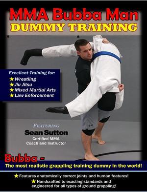 Sutton MMA Bubba Grappling Man Dummy Training DVD jiu jitsu judo wrestling nhb police training