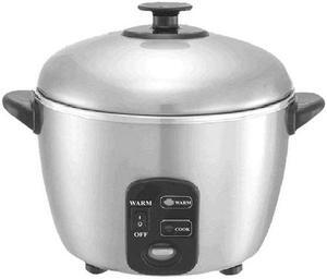 10 Cups Stainless Steed Rice Cooker  Steamer By Sunpentown