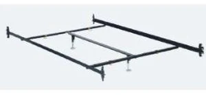 82" Queen / Eastern King Rails with Adjustable 2 Leg Center Support, Crossarms and Glides By Hollywood Bed Frame 82" Queen / Eastern King Rails with Adjustable 2 Leg Center Support, Crossarms and Glides By Hollywood Bed Frame