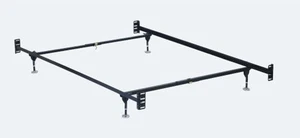 Standard Twin/Full Adjustable Bed Frame with Headboard/Footboard Attachment and Glides By Hollywood Bed Frame Standard Twin/Full Adjustable Bed Frame with Headboard/Footboard Attachment and Glides By Hollywood Bed Frame