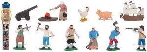 Plastic Miniatures In Toobs-Jamestown Settlers