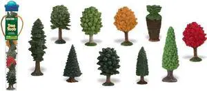Plastic Miniatures In Toobs-Trees