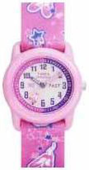 Timex Analog Youth Watch - Kidz Analog | Pink Case with Ballerina Design