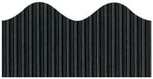 Pacon Bordette Decorative Border, 2 1/4" X 50' Roll, Black 37306