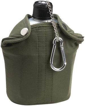 Maxam 32oz Aluminum Canteen With Cover And Cup