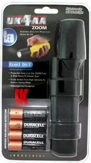 PACIFIC HELMETS 514502 Handheld Flashlight, Led Black Industrial Handheld