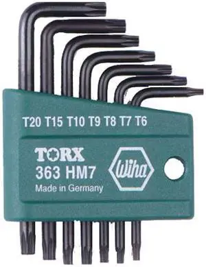 Wiha 36392 7 Piece Torx L-Key Set w/ Holder