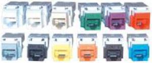 Cat 6 Modular Keystone Jack - Blue