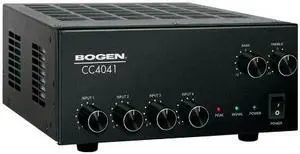 PAGING MIXER AMPLIFIER         FOUR INPUT 40 WATT