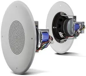 Ceiling Speaker with Grill 4in Dual Cone 8ohm / 70V