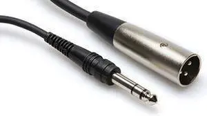 15Ft Balanced Interconnect 1/4" TRS To XLR Male