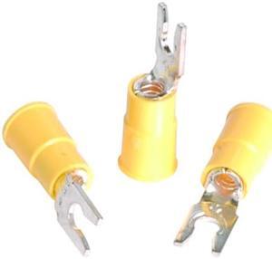 3M LFV18-6Q 22-18 AWG Vinyl Locking Fork Terminal #6 Stud PK25