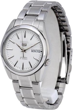 Seiko 5 #SNKL41K1 Men's Stainless Steel Silver Dial Self Winding Automatic Watch