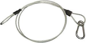 Steel Light Fixture Safety Cable With Latch 30 In