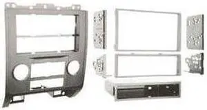 Metra 99-5814S Single or Double DIN Installation Dash Kit for 2008-up Ford Escape, Mercury Mariner, and Mazda Tribute (Silver)