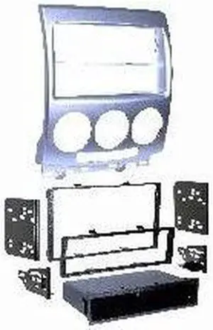 Metra 99-7509 Single DIN/Double DIN Installation Kit for 2006-2007 Mazda 5 Vehicles (Silver)