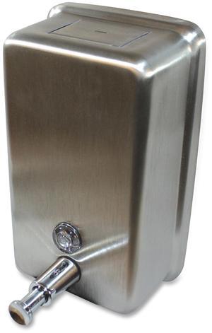 Genuine Joe Liquid Soap Dispenser Vertical 40oz Cap STST 85134