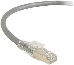 Black Box GigaTrue 3 2ft RJ-45 M/M Cat6 UTP Patch Network Cable Gray