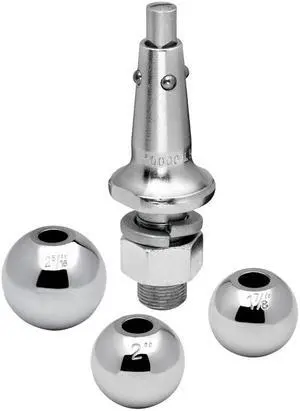 Draw-Tite Interchangeable Hitch Ball w/ 1" Shank - 1-7/8", 2", 2-5/16" Balls