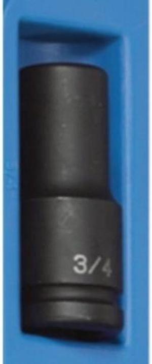 GREY PNEUMATIC 3024D 3/4" Drive, 3/4" Size, SAE Socket, 6 Points,